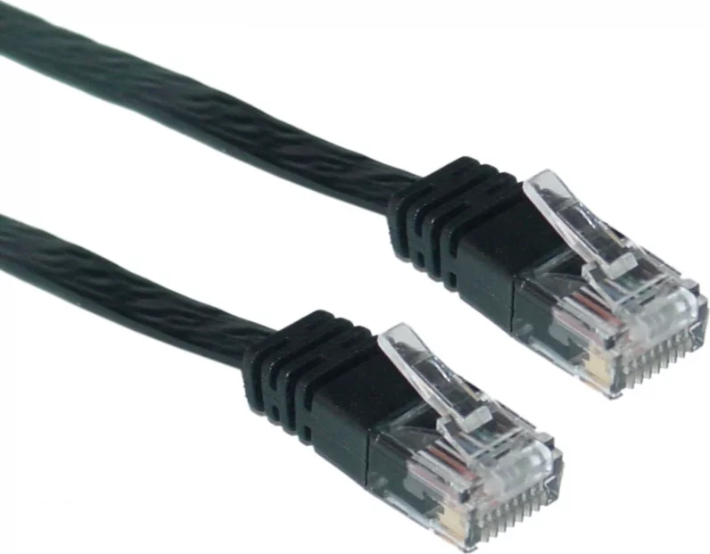 PATCH CORD UTP SPACER Cat5e, cupru-aluminiu, 2 m, negru, AWG26, „SP-PT-CAT5-2M-BK” (timbru verde 0.08 lei)