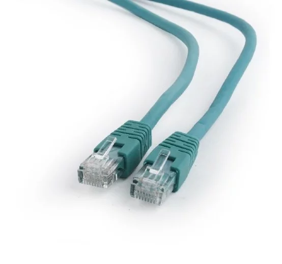 PATCH CORD UTP SPACER Cat5e, cupru-aluminiu, 10 m, verde, AWG26, „SP-PT-CAT5-10M-G” (timbru verde 0.18 lei)
