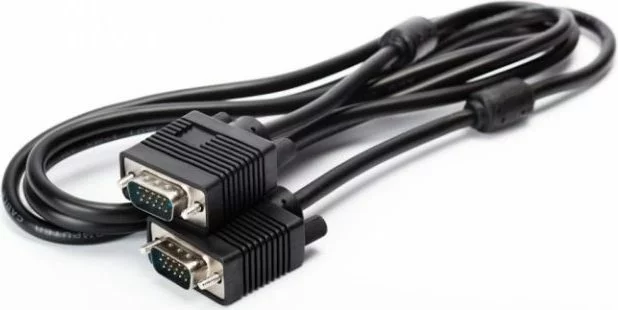 CABLU video SPACER, VGA (T) la VGA (T), 1.8m, cupru, ecranat, negru, „SPC-VGA-6” (timbru verde 0.18 lei)