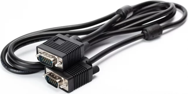 CABLU video SPACER, VGA (T) la VGA (T), 1.8m, cupru, ecranat, negru, „SPC-VGA-6” (timbru verde 0.18 lei)