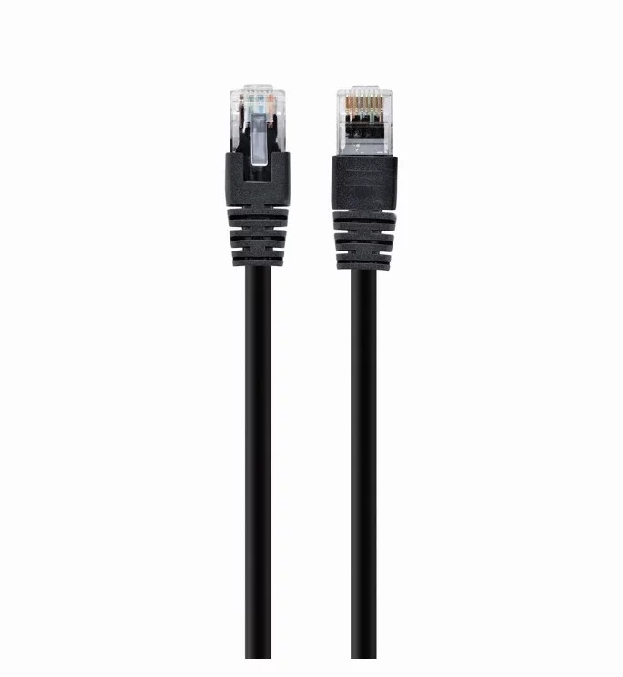 PATCH CORD UTP SPACER Cat5e, cupru-aluminiu, 7.5 m, negru, AWG26, „SP-PT-CAT5-7.5M-BK” (timbru verde 0.18 lei)