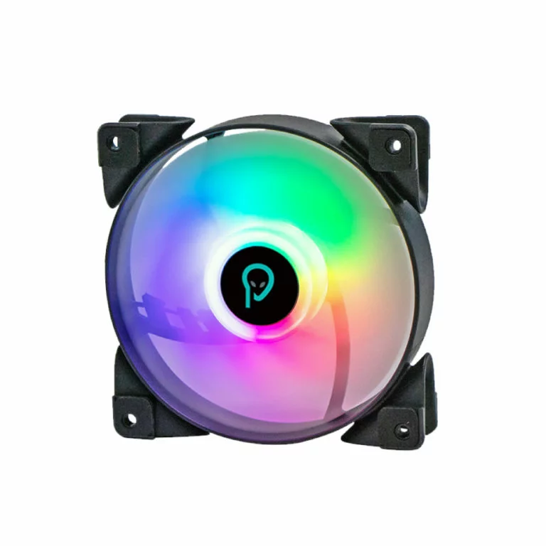 VENTILATOR SPACER PC 120x120x25 mm ARGB light diferite setari ale jocului de culori, posibilitate conectare fan hub, Hydraulic Bearing, 71CFM, conector 4-pin „SPFC-120-4P-RGB” (timbru verde 0.18 lei)