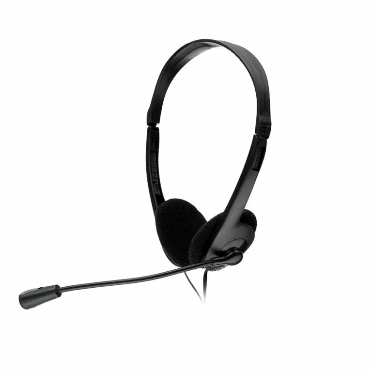 CASTI Spacer, cu fir, standard, utilizare multimedia, call center, microfon pe brat, conectare prin Jack 3.5 mm x 2, negru, „SPK-223”, (timbru verde 0.8 lei)