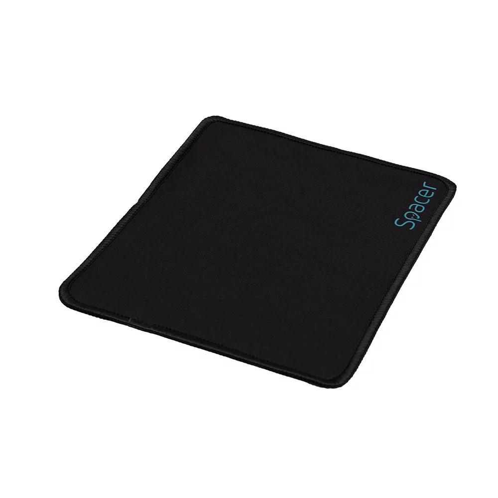 MousePAD SPACER, cauciuc si material textil, cusut pe margine, 220 x 180 x 2 mm, negru „SP-PAD-S” 45506698