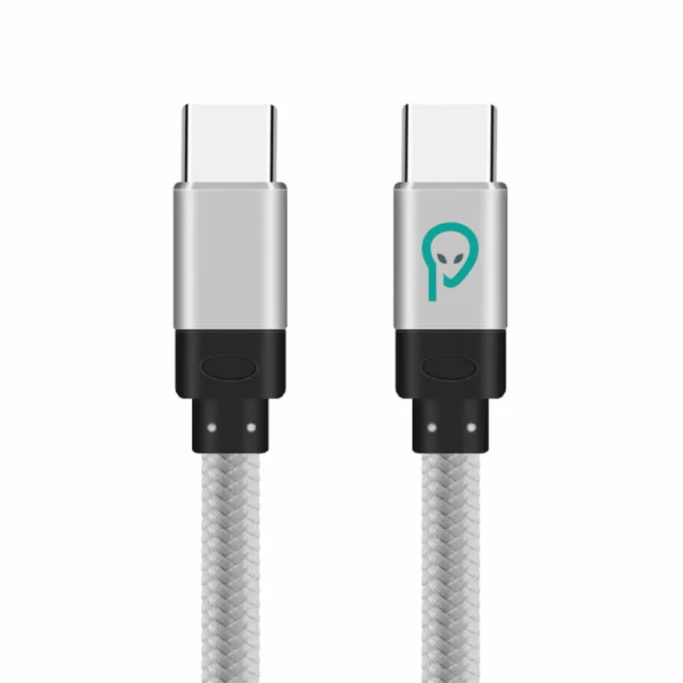 CABLU alimentare si date SPACER, pt. smartphone, USB Type-C (T) la USB Type-C(T), braided, ambalaj punga, 1m, silver „SPDC-TYPEC-TYPEC-BRD-SL-1.0” (timbru verde 0.08 lei)