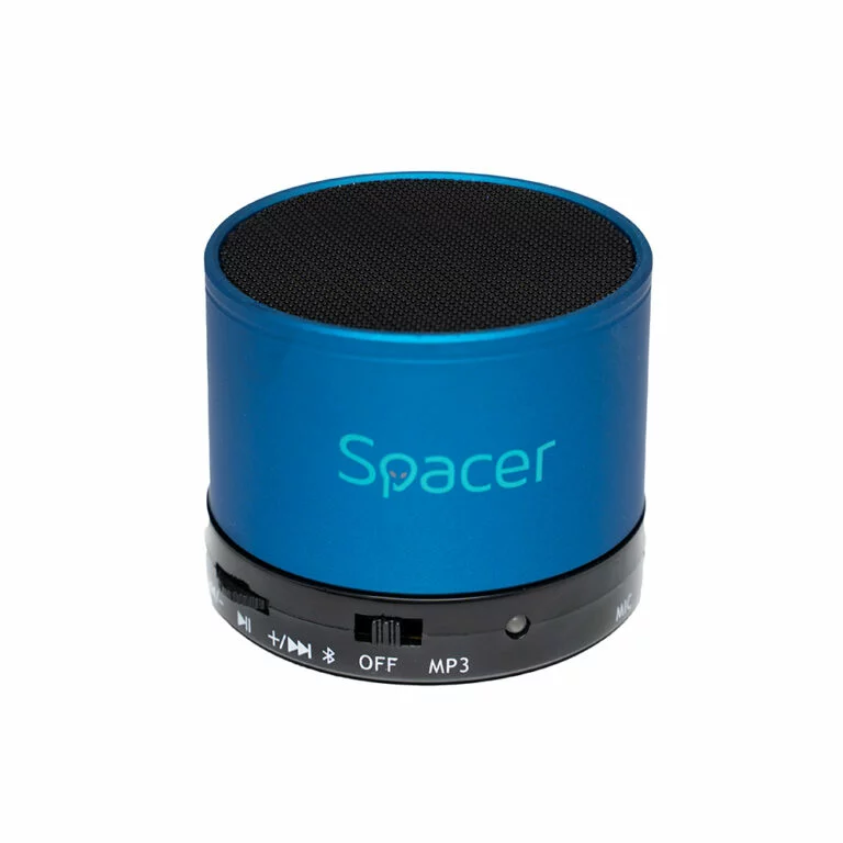 BOXA SPACER portabila bluetooth TOPPER, RMS: 3W, control volum, acumulator 520mAh, timp de functionare pana la 5 ore, distanta de functionare pana la 10m, incarcare USB, BLUE, „SPB-TOPPER-BLU” (timbru verde 0.18 lei)