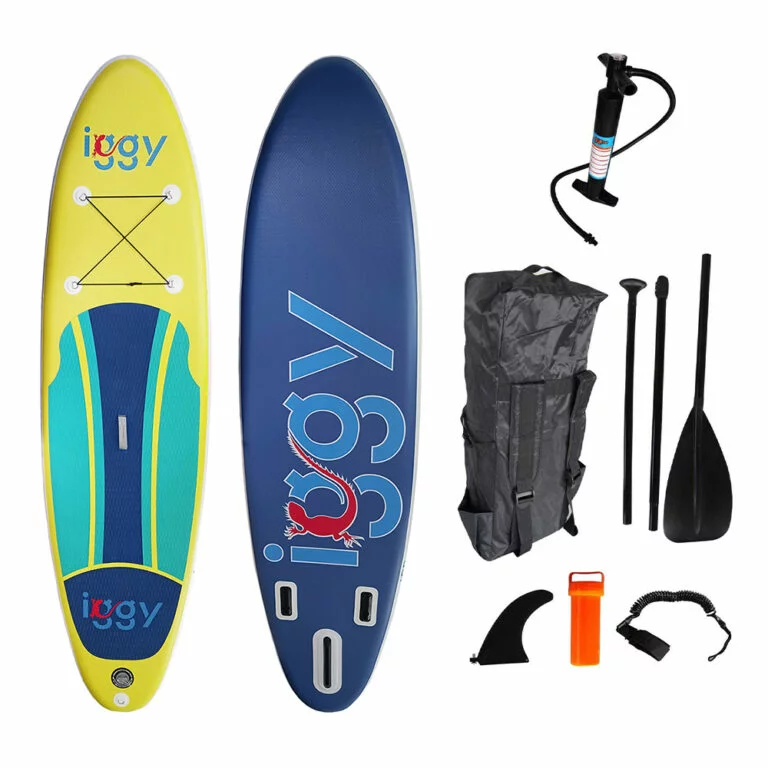 PADDLE BOARD iggy,stand up,gonflabila,305x81x15cm,single layer,suprafata anti-alunecare,acc:1 rucsac,1 aripioara mare,2 aripioare mici,1 kit reparatii,1 cordon siguranta,1 vasla,1 pompa „IGPB-305-01”