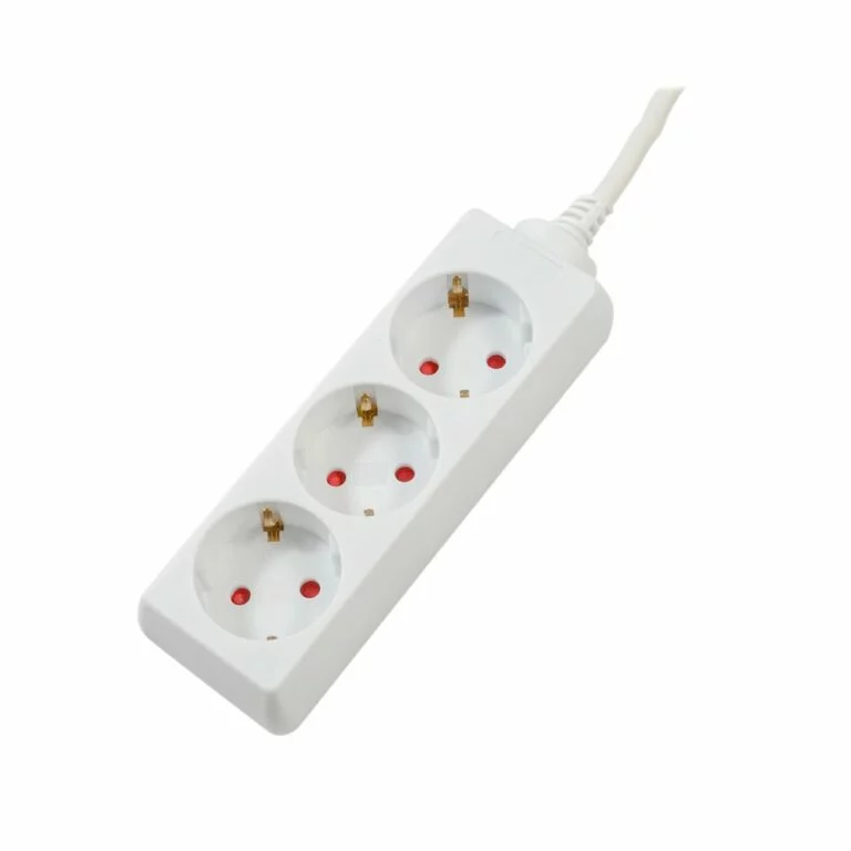 PRELUNGITOR SPACER, Schuko x 3, conectare prin Schuko (T), cablu 1.5 m, 16 A, protectie copii, alb, „PP-3-15” (timbru verde 0.18 lei)