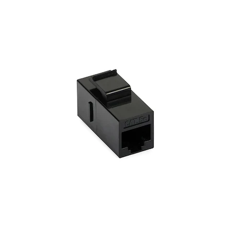 Cupla SPACER RJ45, Modulara, pentru patch panel, 100bug/punga, negru,