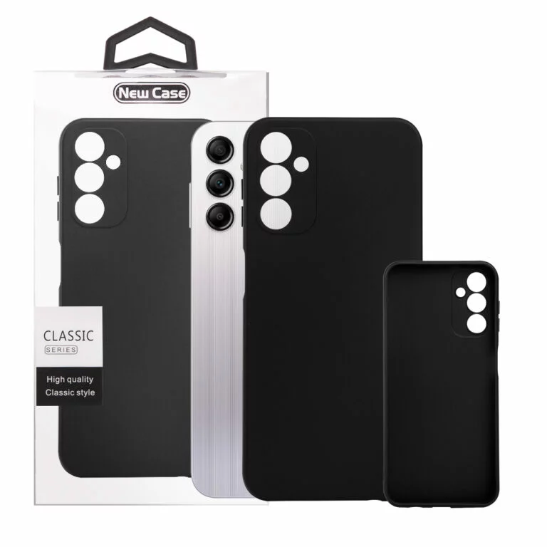 Husa Samsung Galaxy A14 Spacer, negru, grosime 1.5mm, material flexibil TPU „SPPC-SM-GX-A14-TPU”