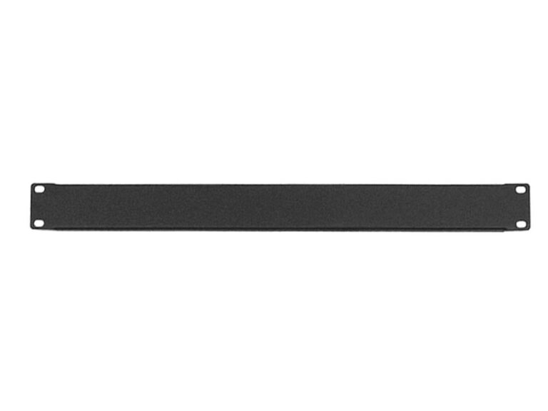 PANOU gestionare cabluri SPACER, tip masca orizontala blank, 19 inch, 1U, negru, „SPCM-1U-BK-03”