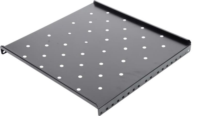 RAFT FIX SPACER 1U pentru rack 19″, adancime 475mm, pt. cabinet de 800mm, sarcina maxima 60Kg, vopsea antistatic, otel 1.2mm, black, „SPSF-1U475-BK-03”