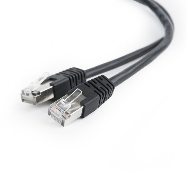 PATCH CORD UTP SPACER Cat5e, cupru-aluminiu, 20 m, negru, AWG26, „SP-PT-CAT5-20M-BK” (timbru verde 0.8 lei)